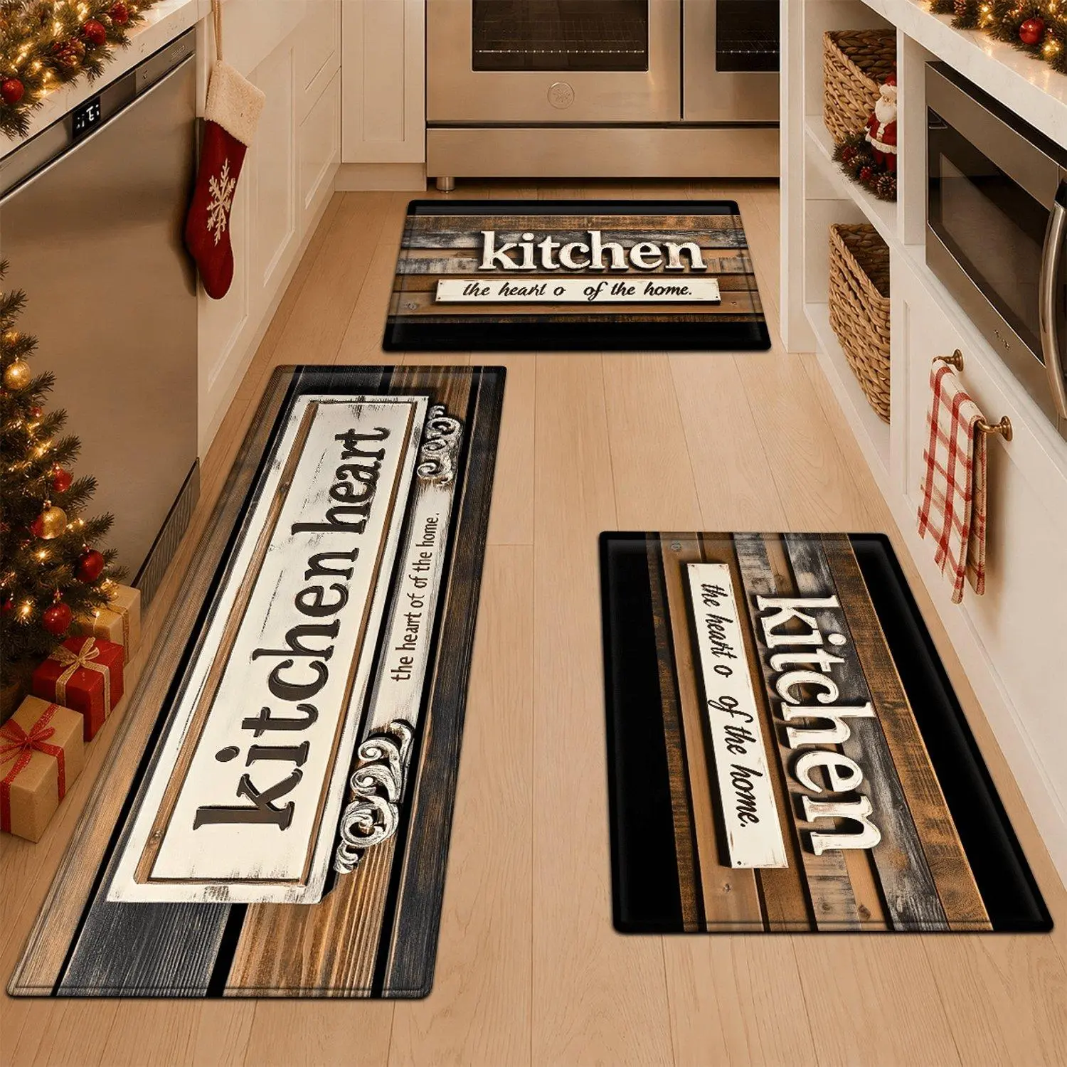 1pc Thick Soft Flannel Floor Mat, Non-Skid Backing, Water-Absorbing & Machine Washable, Suitable for Bathroom, Laundry Room, Home Decor
