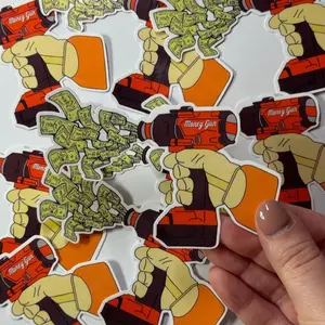Money Makers Sticker, Lineman Gift, Milwaukee Sticker, Dirty Money, Hard Hat Sticker, Blue Collar Sticker, Construction Sticker, Hard hat stickers, lunchbox sticker, Journeyman sticker, 409 carpenters, working class, carpenters stickers, union stickers