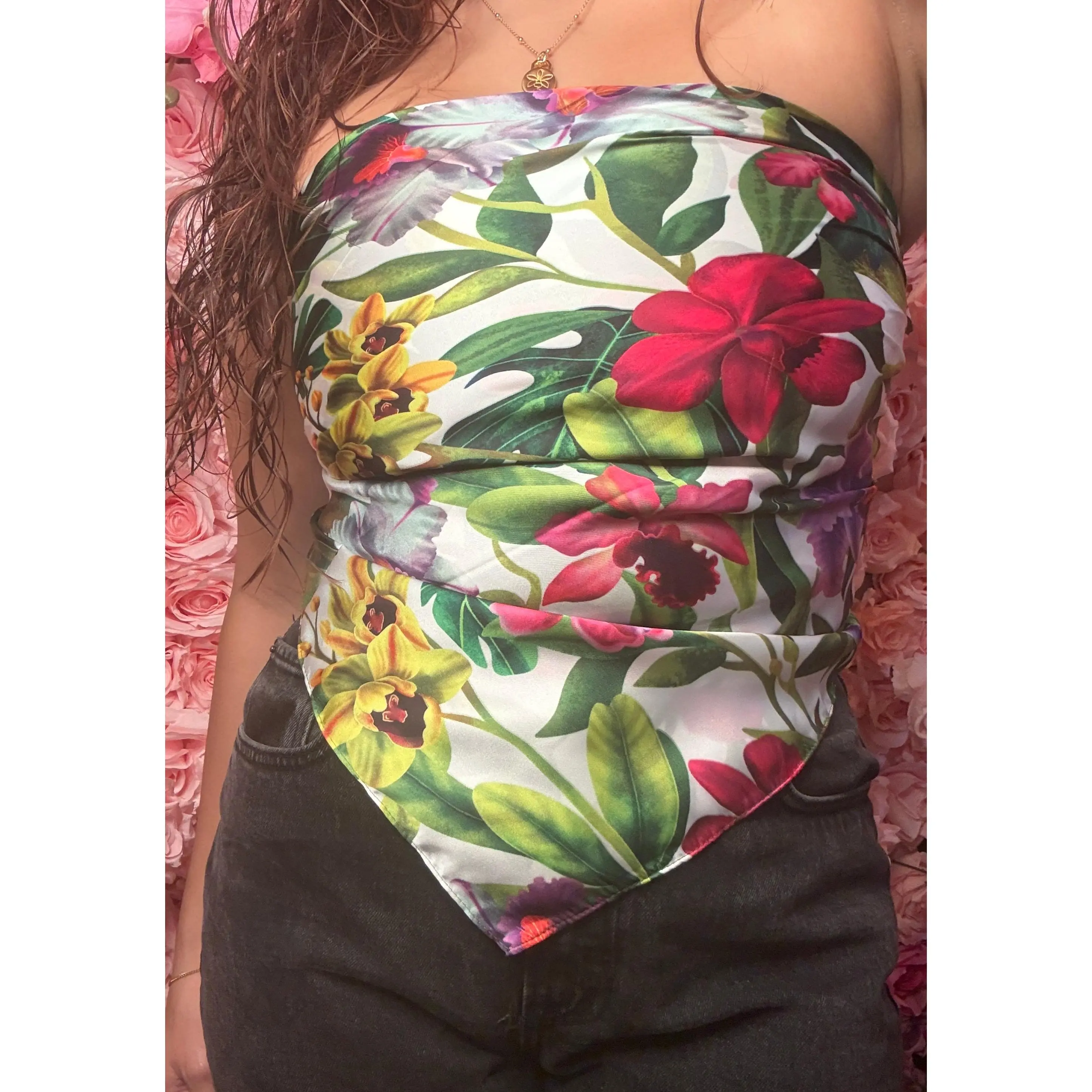 Orchid Scarf