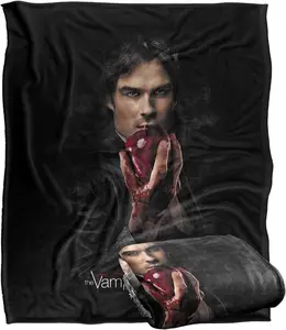Vampire Diaries Blanket, 60"x80" Damon Fruit Silky Touch Super Soft Throw Blanket