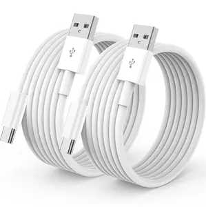 Car Carplay for iPhone 17 16 15 Charger Cord, 2Pack [3FT+6FT] USB A to USB C Charging Cable for Apple 17 16 15 Pro/Pro Max/Plus Type C Cord, for iPad Pro 12.9/11, Air 5th/4th Gen