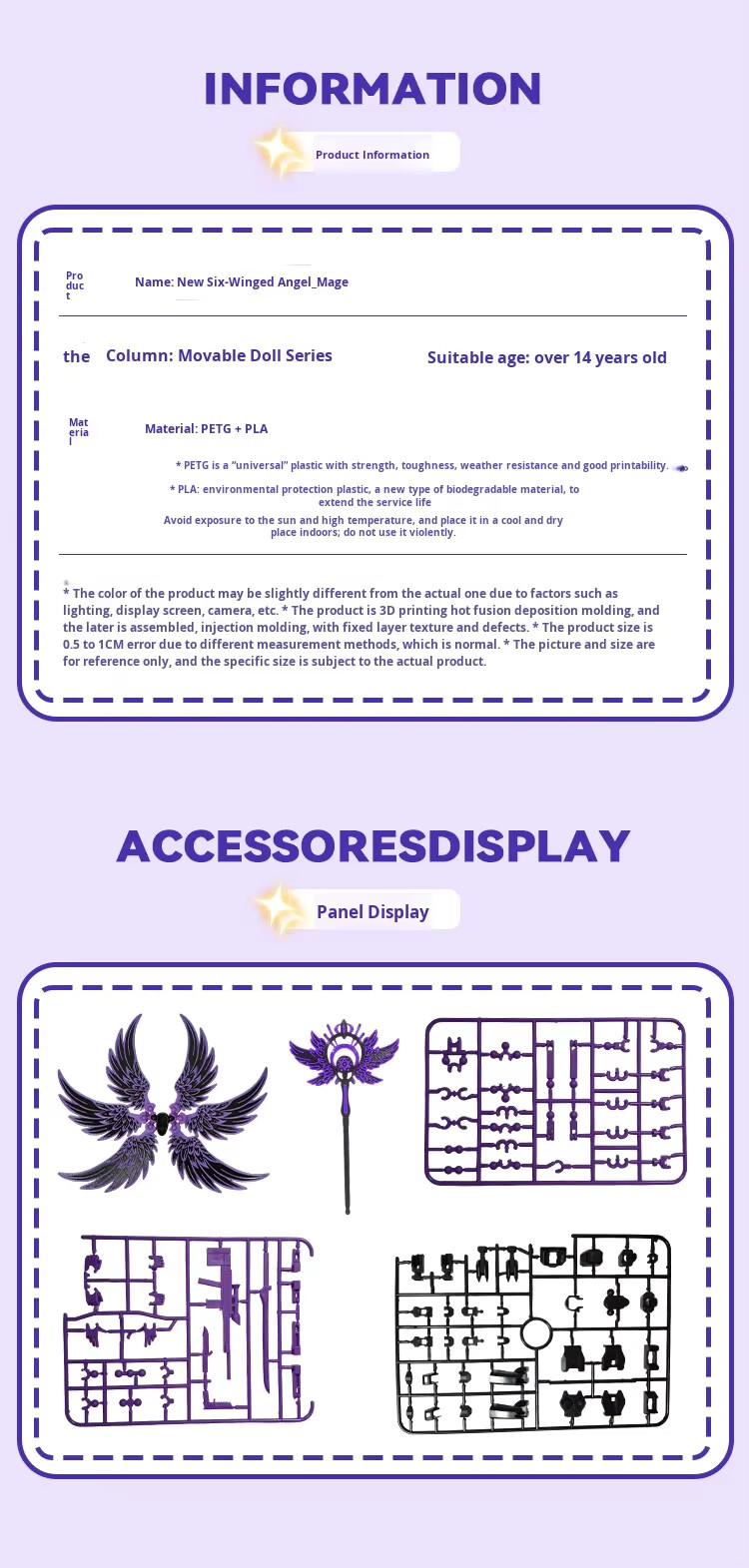 Dummy 13 Seraph Mage Articulated Assembly Figure Educational DIY Building Kit Sports & Outdoors Collectible Action Figure