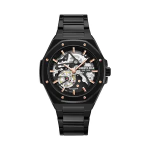 Kenneth Cole New York Men's Automatic StainlessBlack Watch