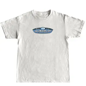 Vintage 90s Quiksilver Skateboarding & Surfing Unisex Crew Neck Tees Casual Short-Sleeve Top
