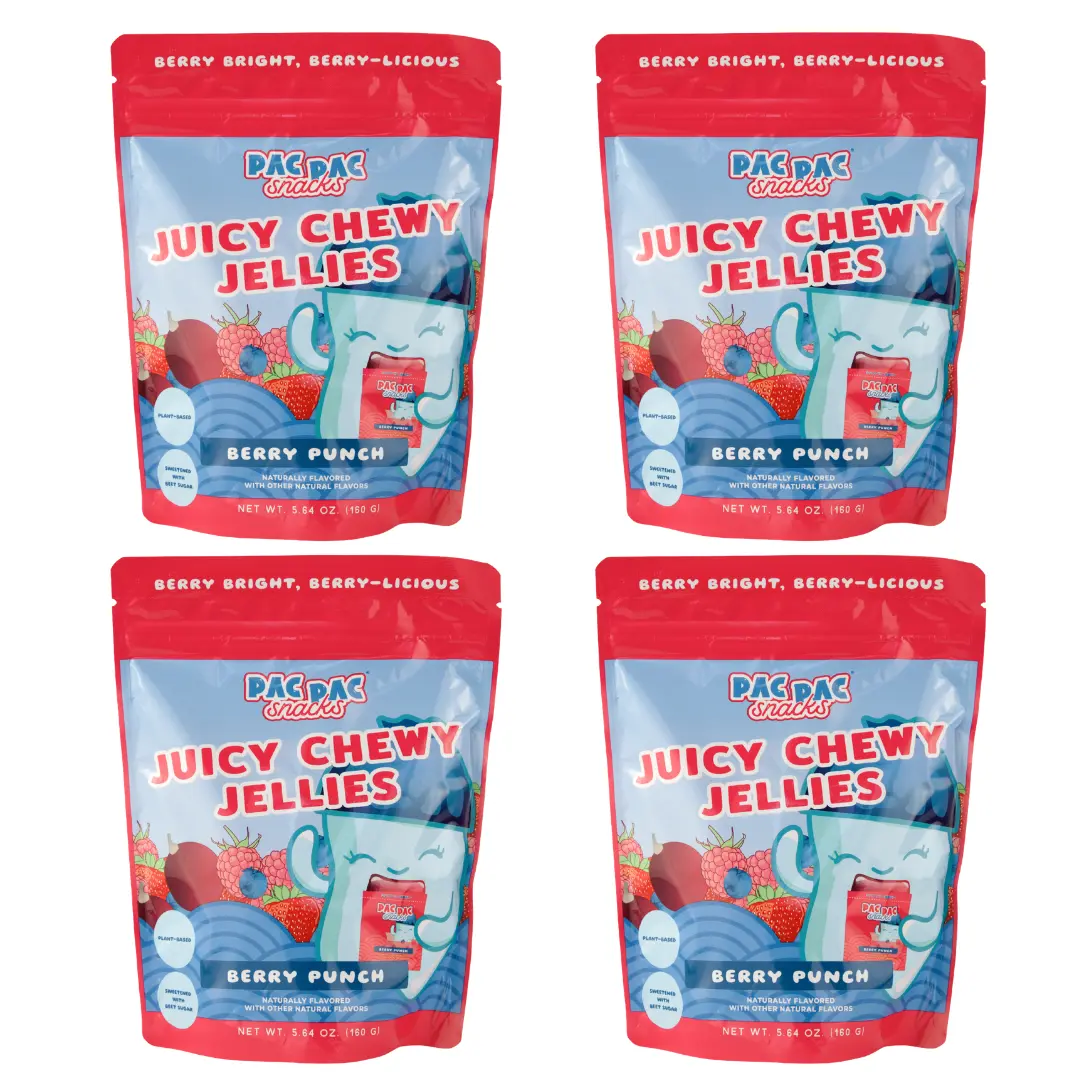 Berry Punch Juicy Chewy Konjac Jellies - 4 Pack