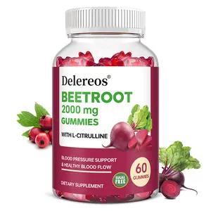 Beetroot Health Gummies - Supports Blood Circulation and Blood Pressure Health 60 Gummies