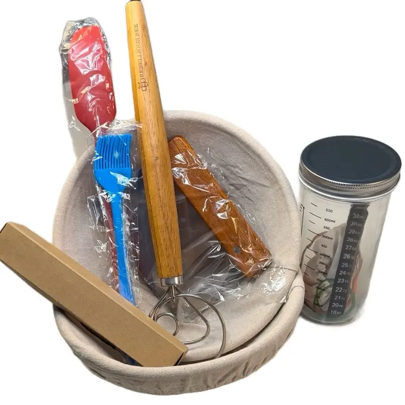 Ultimate Sourdough Starter Kit  - Complete Bread Baking Set for Beginners and Pros