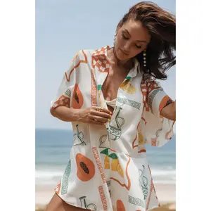 Sebastian Romper - White Orange