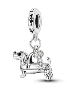 Cute Dachshund Dog Design Bag Charm, Fashionable Bag Charm for Women & Men, Trendy All-match & Exquisite Bag Charm for Birthday Gift, Bag Pendant