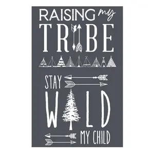 Raising My Tribe - Mesh Stencil 5.5x8.5