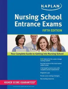 USED-Nursing School Entrance Exams by Kaplan (Paperback)