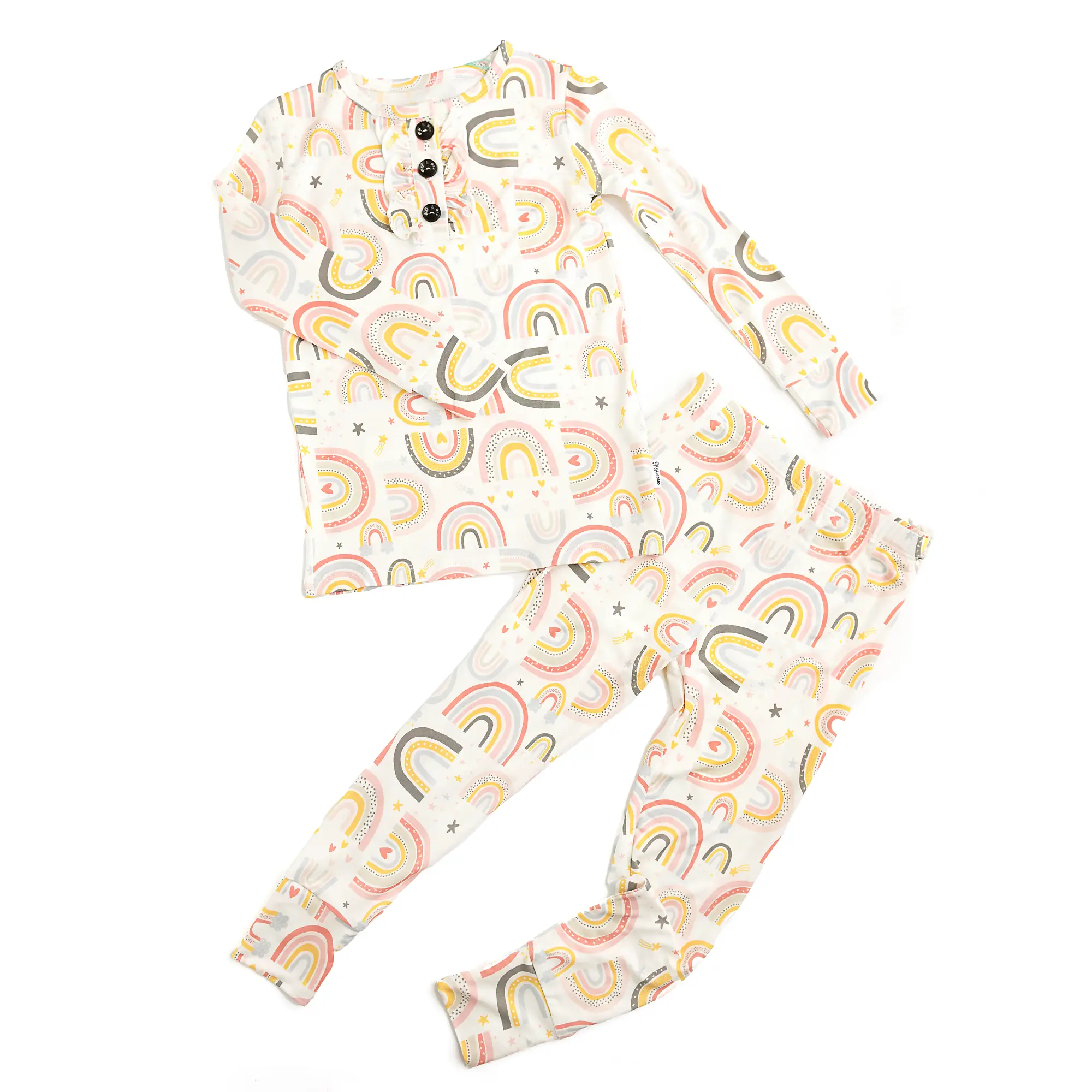 Millie Ruffle Two Piece Rainbow Toddler Kids