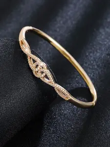 Women's Sparkling Zircon Luxury Style Geometric Design Bracelet,for All-Season Wear, Elegant & Casual Style, Daily Accessory