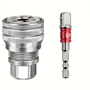 Adjustable Drive Socket Wrench, Universal Adjustable Socket, Ratchet Wrench for 3/8" Drive Ratchet Torque Wrench and Power Drill