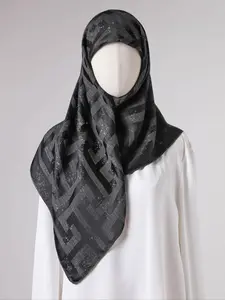 Women's Solid Color Square Scarf, Casual Soft Comfortable Shawl for Daily Wear, Fashion Accessories for Women & Girls