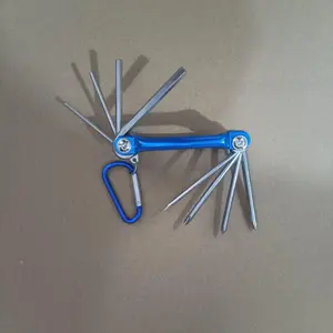 Folding Allen Wrench Portable Hexagon Socket Screwdriver, Hex Wrenches, Compact Multi-Function Tool Set for Easy Carrying, Essential for Home Maintenance