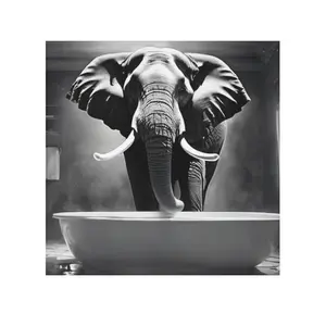 ElephantBathroom FaceTowel College dorm Children Bathroom, Home Decor, Novelty,
