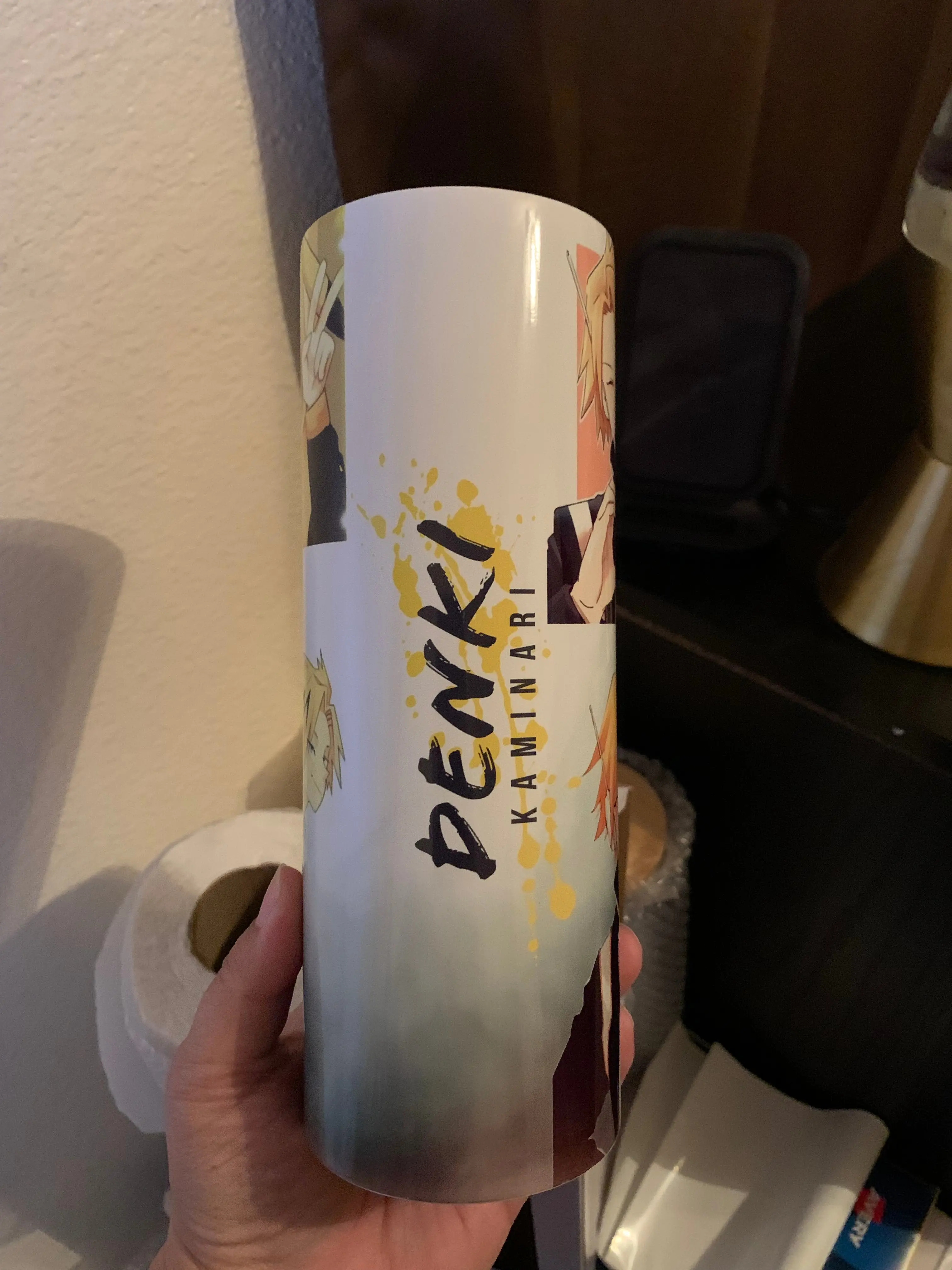 Denki Kaminari Themed Tumbler