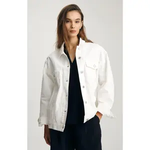 LUNA DENIM JACKET IN OFF WHITE DENIM