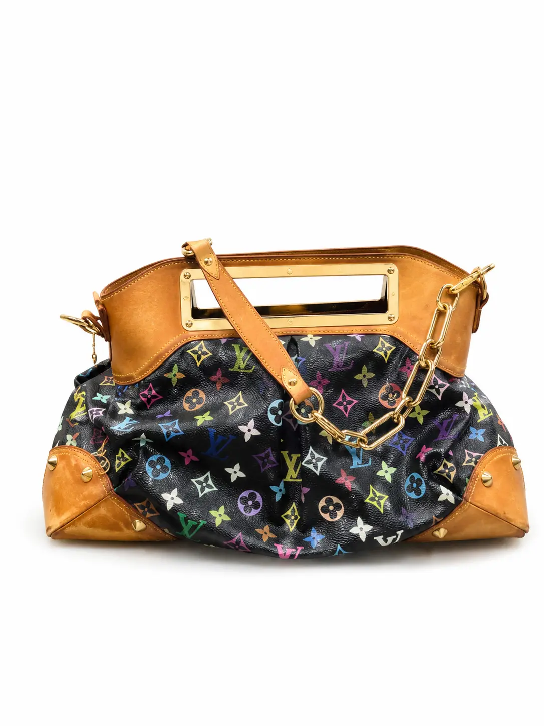 Pre-owned Louis Vuitton calfskin Shoulder Bags Murakami Judy Shoulder Bag 38392549k