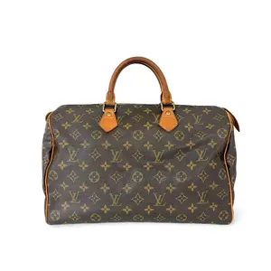 Pre-owned Louis Vuitton canvas Shoulder Bags PFR0710 Monogram Speedy 35