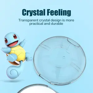 Clear Hard Plastic Case with Wrist Strap - 1 Pack