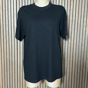 Oversized Rhinestones T-Shirts