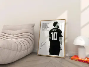 Lionel Messi Football Posters Motivational Poster