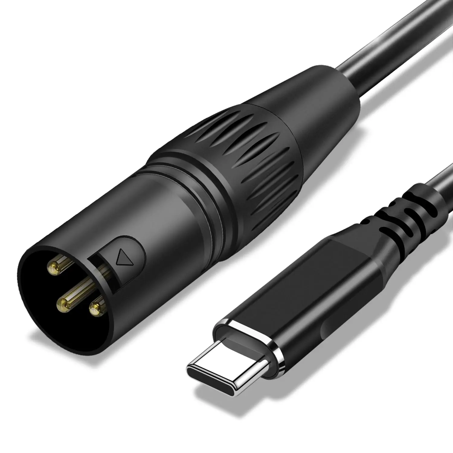 High Quality USB C to XLR Male Audio Cable with Oxygen-Free Cu Copper Conductor - 6.6FT Flexible and Strong Accessory for Amplifiers, Speakers, Type-C Phones, Outputting Audio, Usb C Connection, Noise Free, Usb Cables, Accessories