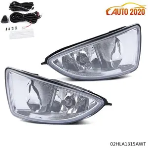 Fit For 2004 2005 Honda Civic DX/HX  Bumper Fog Light Lamp w/Switch+Harness