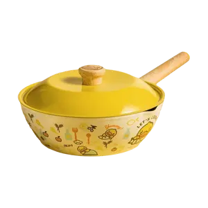 COOKER KING 32CM Non-stick Wok Pan for Stir Frying - Duck Design, Gas & Induction Cooktop Compatible COOKER KING 32CM Non-stick Wok Pan for Stir Frying - Duck Design, Gas & Induction Cooktop Compatible