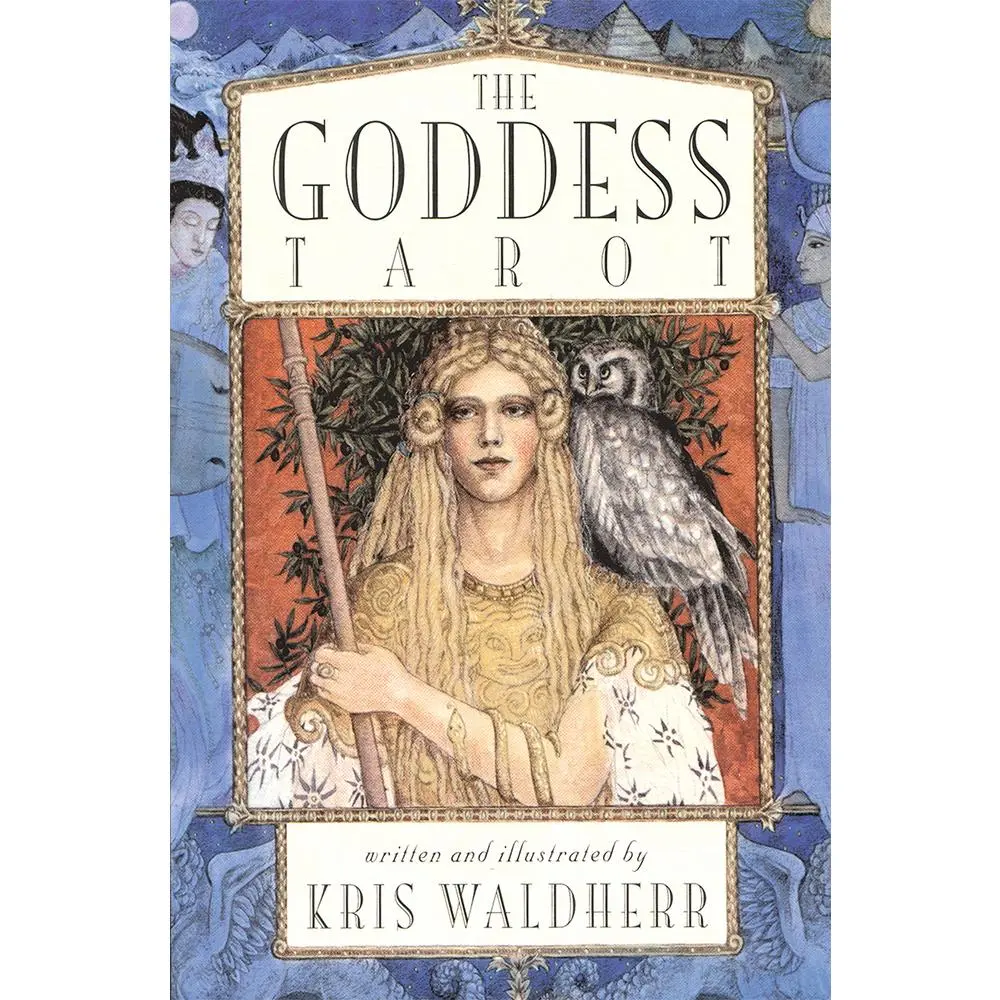 USED Book - The Goddess Tarot Book by Kris Waldherr (Paperback) - english