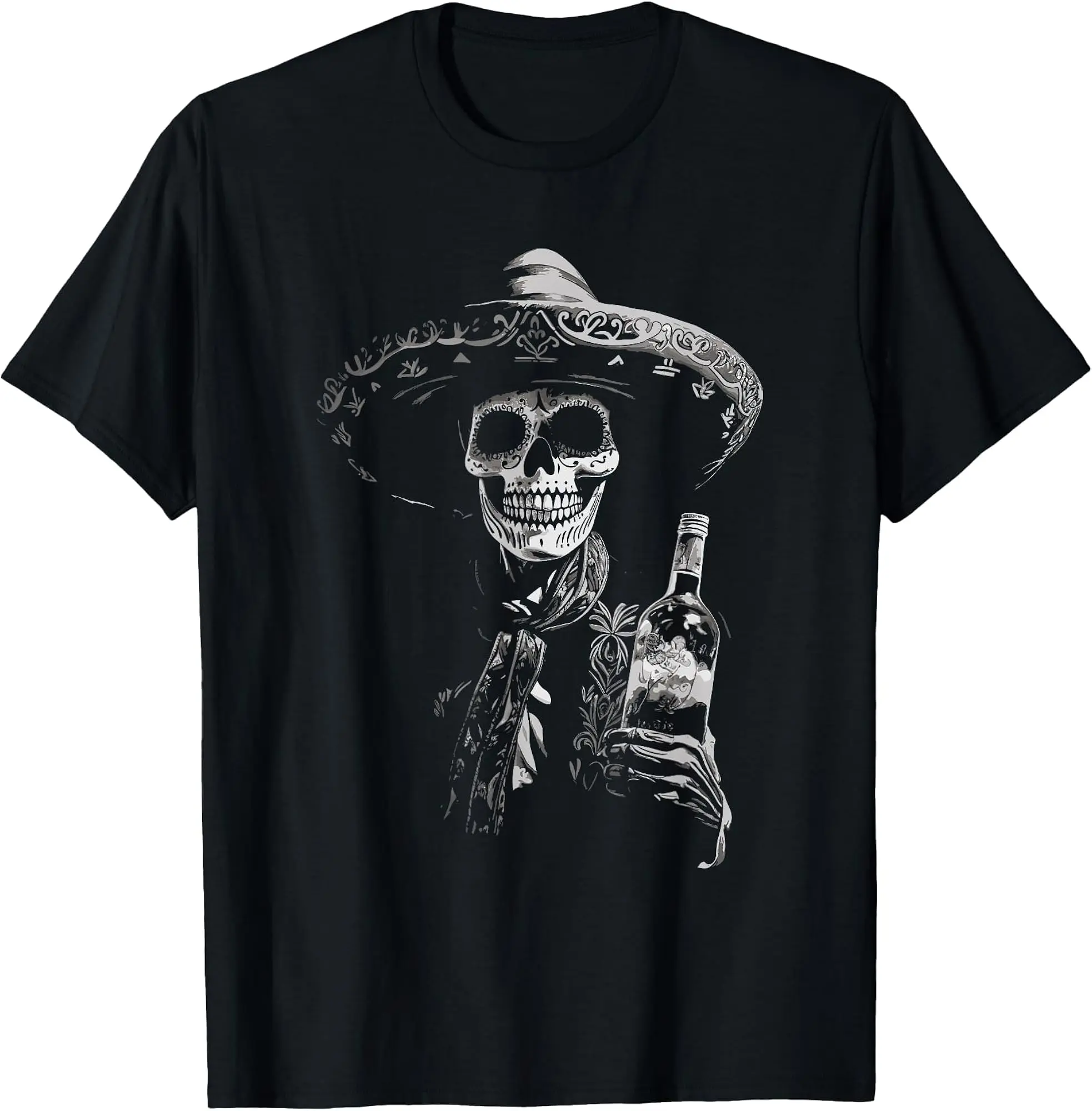 Vintage Skeleton Mexican, Chicano Clothing, Mexican Clothes, Chicano Style Art Graphic Tee for Men & Women, Gangster Clothes Lowrider Art, Cholo outfit MXC005