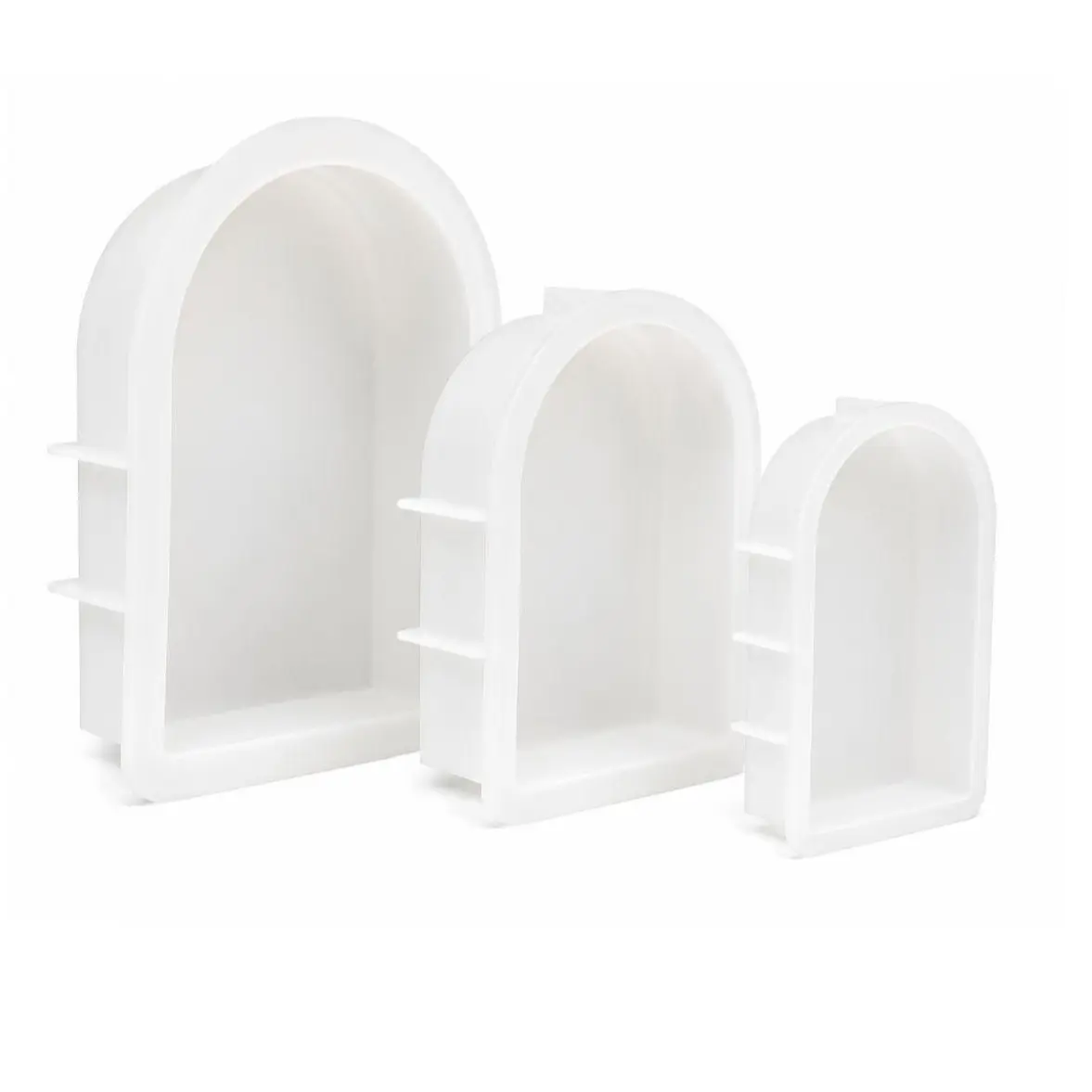 3Pcs Arch Silicone Molds Set, S/M/L Multi-Size Arch Resin Casting Molds for DIY Home Decor & Handmade Crafts