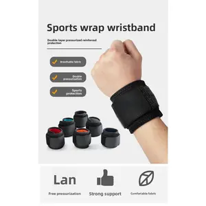 Athletic Wristguards Men's Fitness Protective Fixed Bandage Wrist Protector Basketball Badminton Volleyball Pressure Wrist Guard