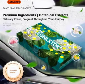 Scented Car Air Freshener - Long Lasting Car Diffuser - Last 60+ Days teakwood