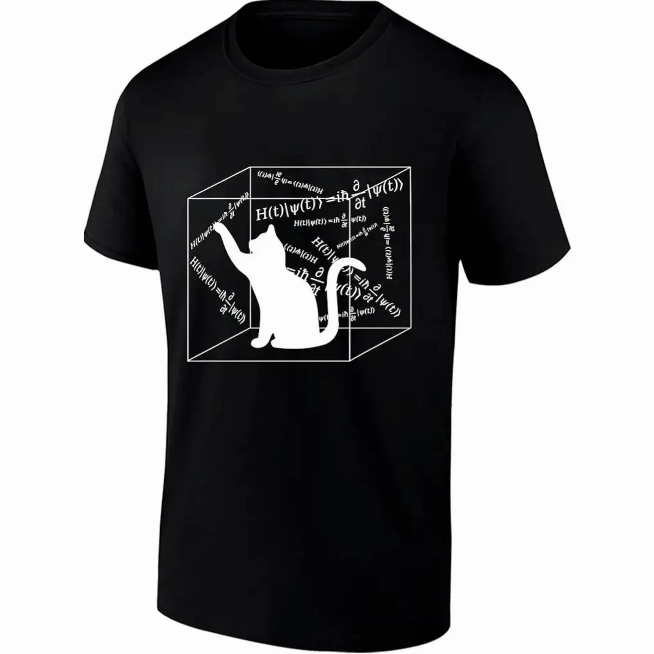 Schrodinger’s Cat quantum physics equation shirt WC7