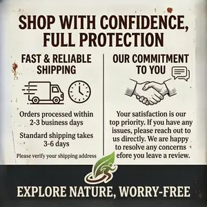 Vintage Tin Sign Warranty  Support Card & YOUR SATISFACTION, OUR PROMISE