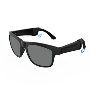 Wide Temple Arms, Bluetooth Audio Sunglasses with Built-in Mic, Speakers – Wireless Headphones for Music, Calls & Outdoor Use, UV Protection, Face-Flattering Unisex Sport-Ready Wearable Eyewear