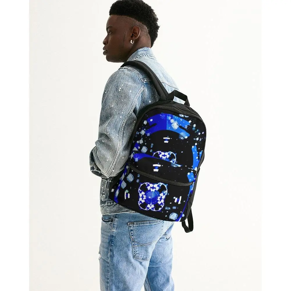 Neon Ice Small Canvas Backpack