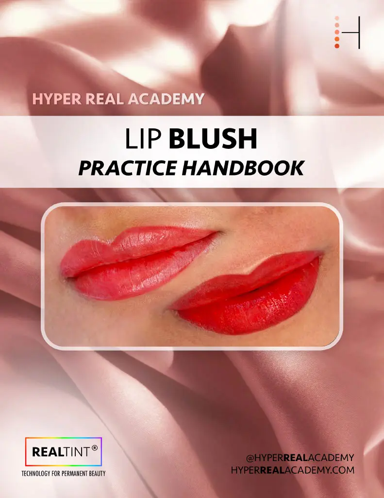 Hyper Real Academy Lip Blush Practice Handbook
