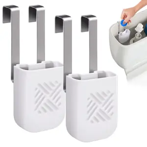 Multi-Pack Toilet Tank Cleaner Tablets Rack, 3.7x2.9x0.7 Inches, Hanging Toilet Cleaner, Prevents Residue Dissolution, Bathroom Essential