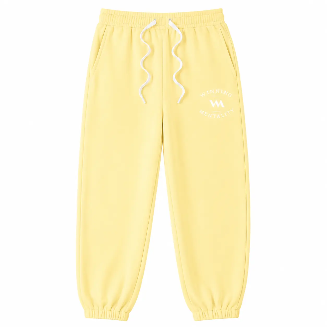 WINNING MENTALITY® SWEATPANTS - LIGHT YELLOW
