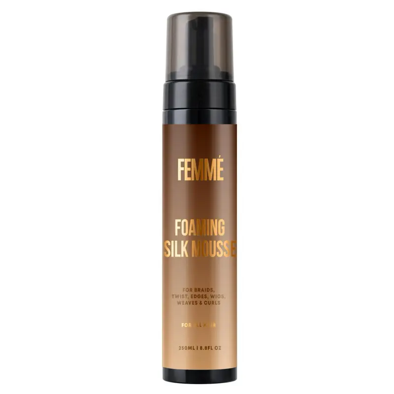 FEMMÉ Foaming Silk Mousse (For Braids, Edges, Weaves, Wigs, Twist & Curls)