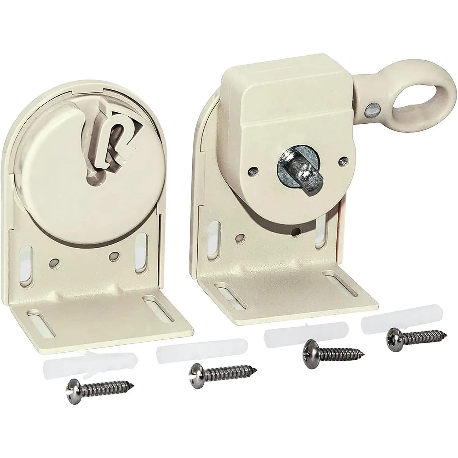 Universal Replacement Installation Accessories for Indoor/Outdoor Sunshade and Roller Blinds(Crodless Bracket)