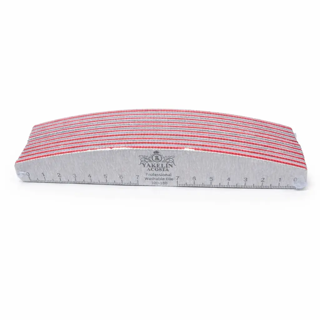 Yakelin Acosta Professional Nail Files 100/180 Grit – Shape Control (10 Pack)