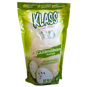 Klass Aguas Frescas Soursop (Guanabana) Drink Mix 14.1 Oz. Package Beverage Mix