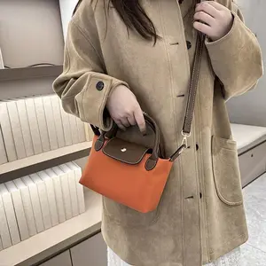 BIGWIG Nylon Mini Dumpling Bag, Waterproof Mini Coin Purse, Shoulder Bag, Crossbody Bag, Handbag, Versatile Daily Bag, Retro Style Bag, Soft Collapsed Shoulder Bag