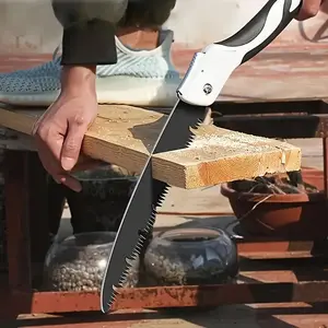 Foldable Hand Saw, Portable Mini Saw, Multifunctional Quick Folding Saw for Home Decoration, Gardening, Woodworking and Camping