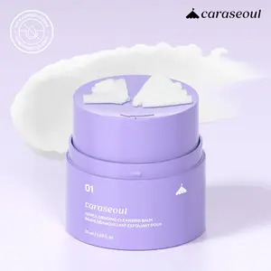 [caraseoul Official] Gentle Grinding Cleansing Balm - Melts Makeup, Sunscreen & Daily Buildup, Hygienic Twist Up, Pore-Friendly, Fragrance Free, Non-Greasy Vegan Korean Skincare for All Skin Types